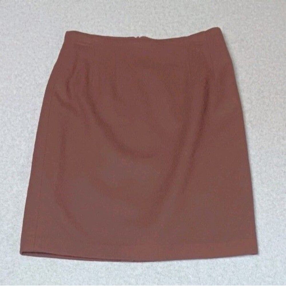 VTG JG Hook 100% Wool Pencil Skirt 8P Chocolate Brown Old Money Preppy Academia